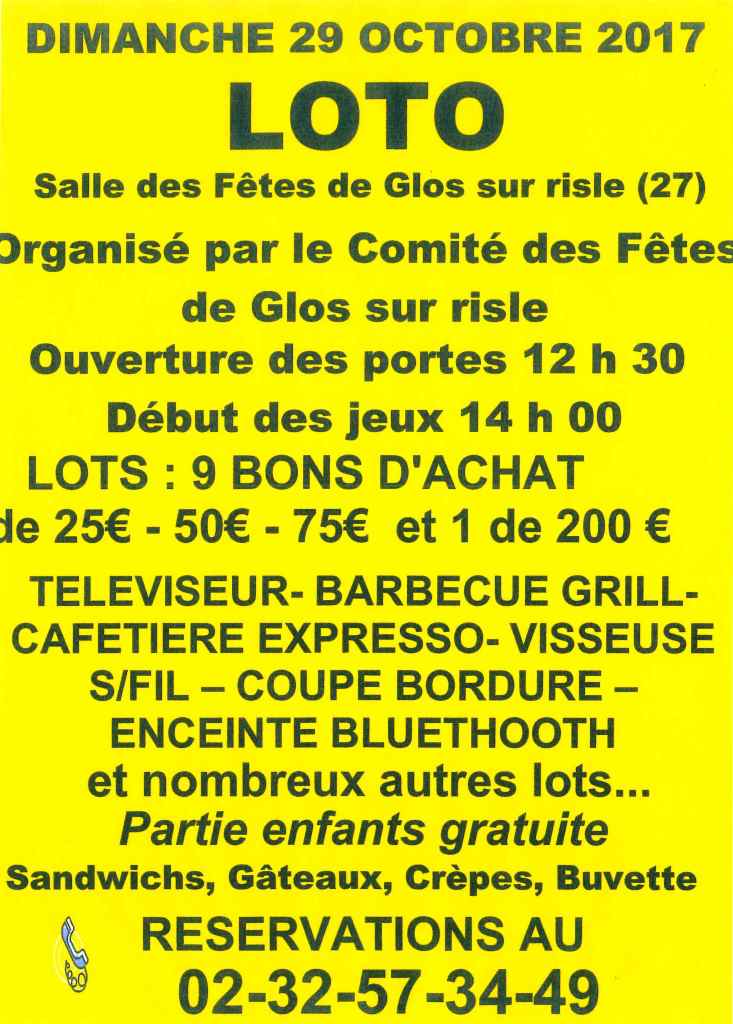 Loto Octobre 2017